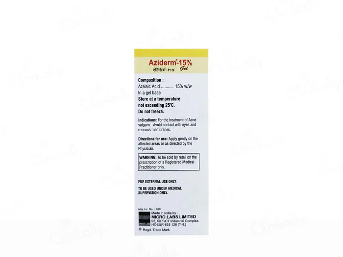 Aziderm 15% Gel 15g
