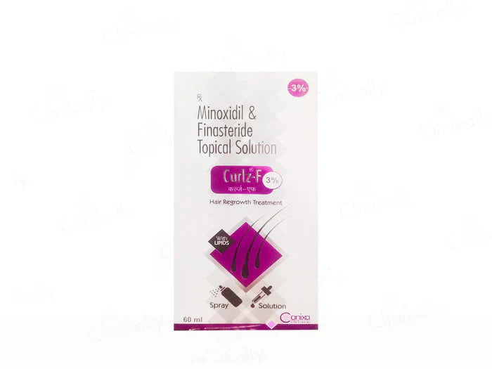 Curlz-F 3% Topical Solution 60ML